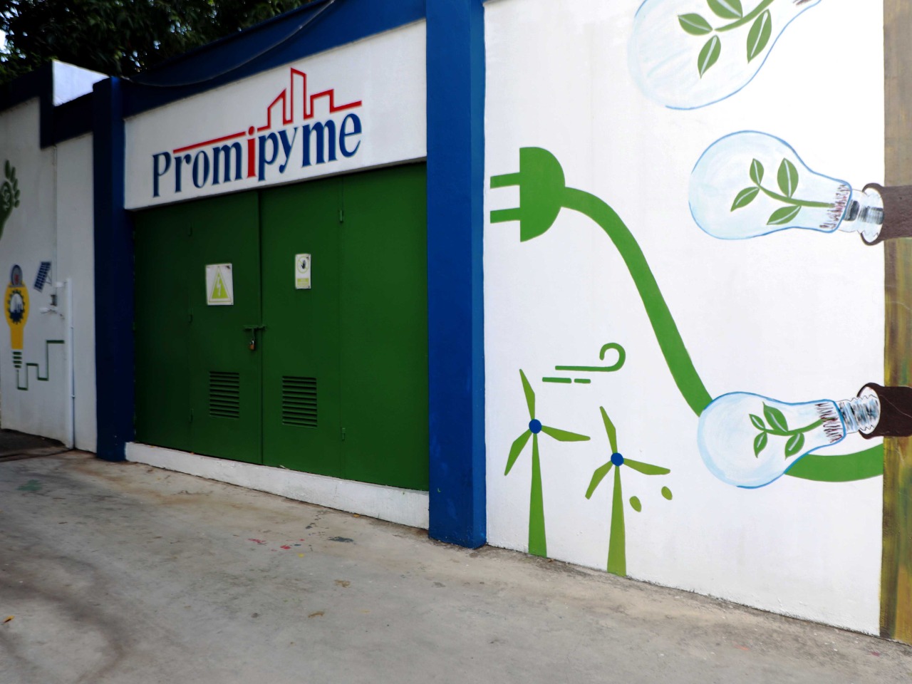 Promipyme Inaugura: "Punto Verde Promipyme” y Devela tres Murales Medioambientales